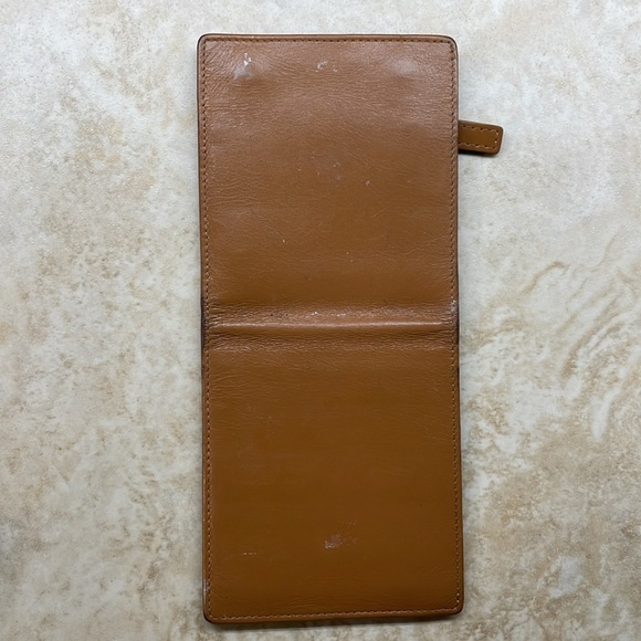 Levenger Fine Leather Tools Credit Card & Checkbook Wallet Organizer – Brown - Picture 6 of 14